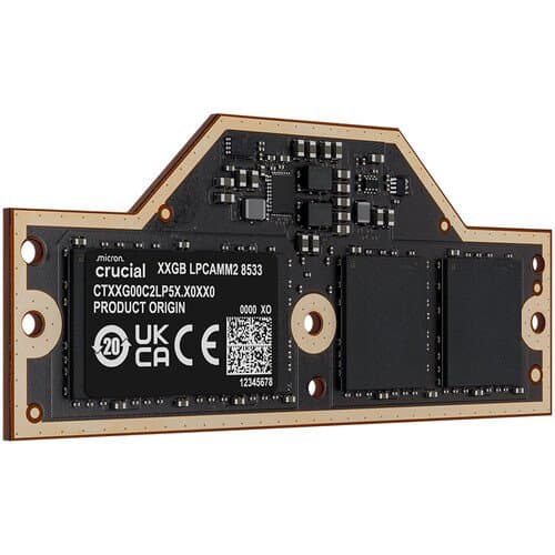 Crucial 32GB LPDDR5 8533 MHz LPCAMM2 Memory Module