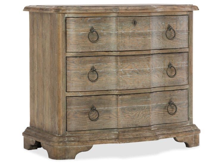 Hooker Furniture Boheme Bastogne Three-Drawer Nightstand