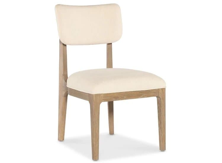 Hooker Furniture Casual Dining Banyon Bay Upholstered Side Chair in Desert Oak | Levi Oyster Fabric