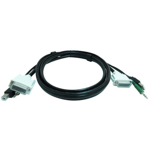 IPGard USB/Dual-Link DVI KVM Cable with Audio (10')