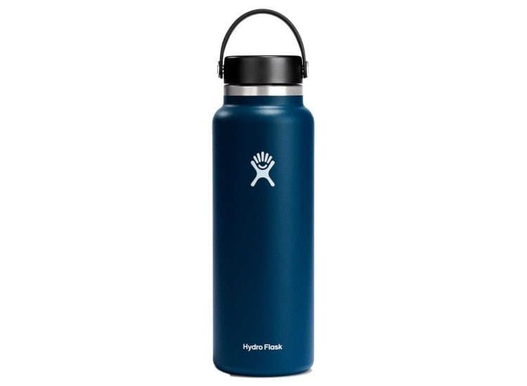 Hydro Flask Water Bottle 40 Oz Insulated Wide Mouth, Indigo