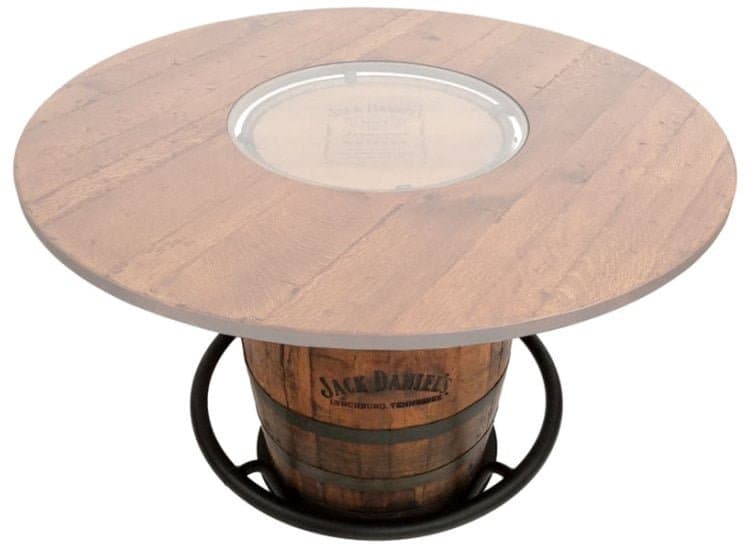 Gascho Furniture Jack Daniels Whiskey Barrel Pub Base (Base Only)