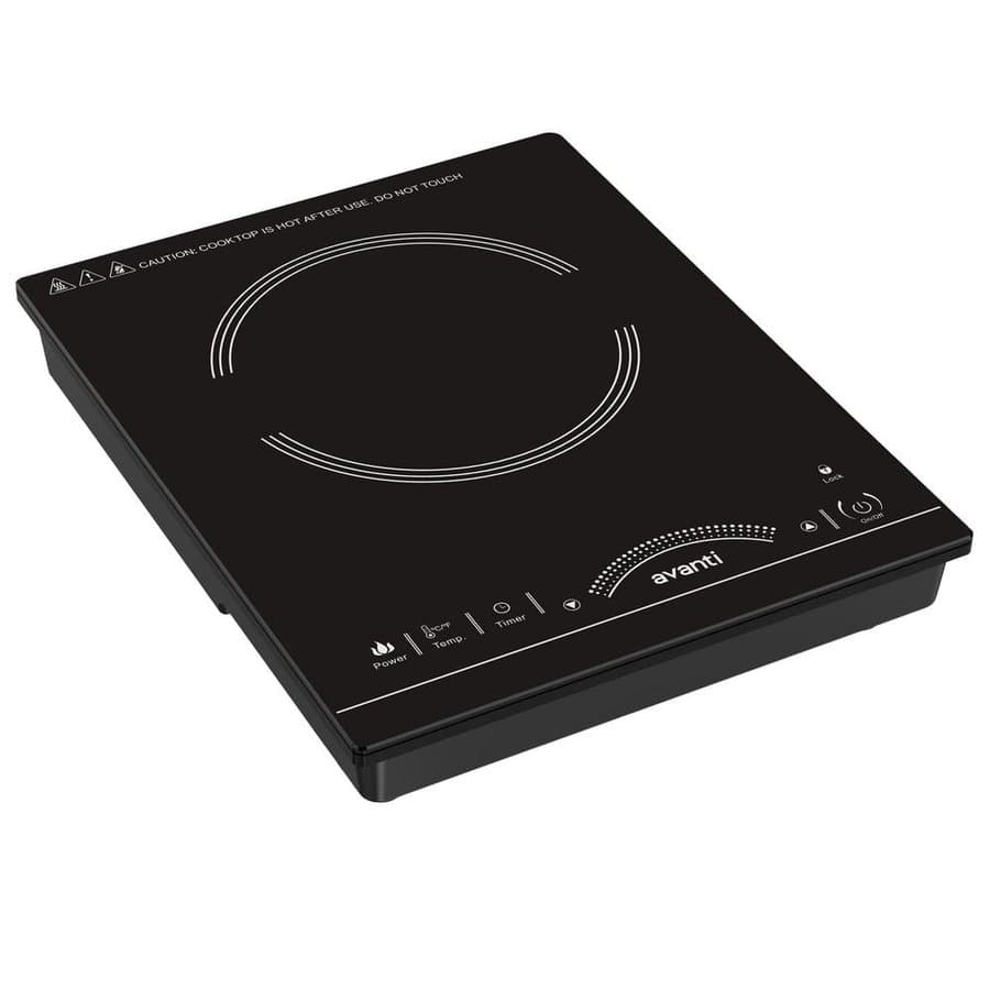 1800W 11.75 in. W Portable Induction Cook-Top with 1-Element,, Black
