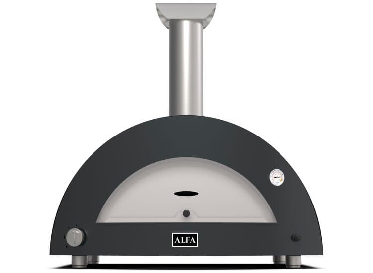 Alfa Moderno 3 Pizze Outdoor Pizza Oven Liquid Propane, Anthracite Grey