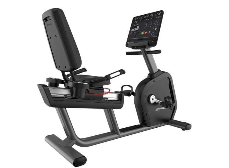 Life Fitness Recumbent Bike Club Series+, Titanium Storm