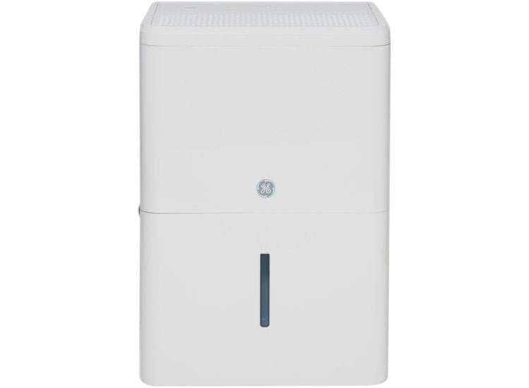 GE 50 Pint Portable Dehumidifier with Smart Dry, White