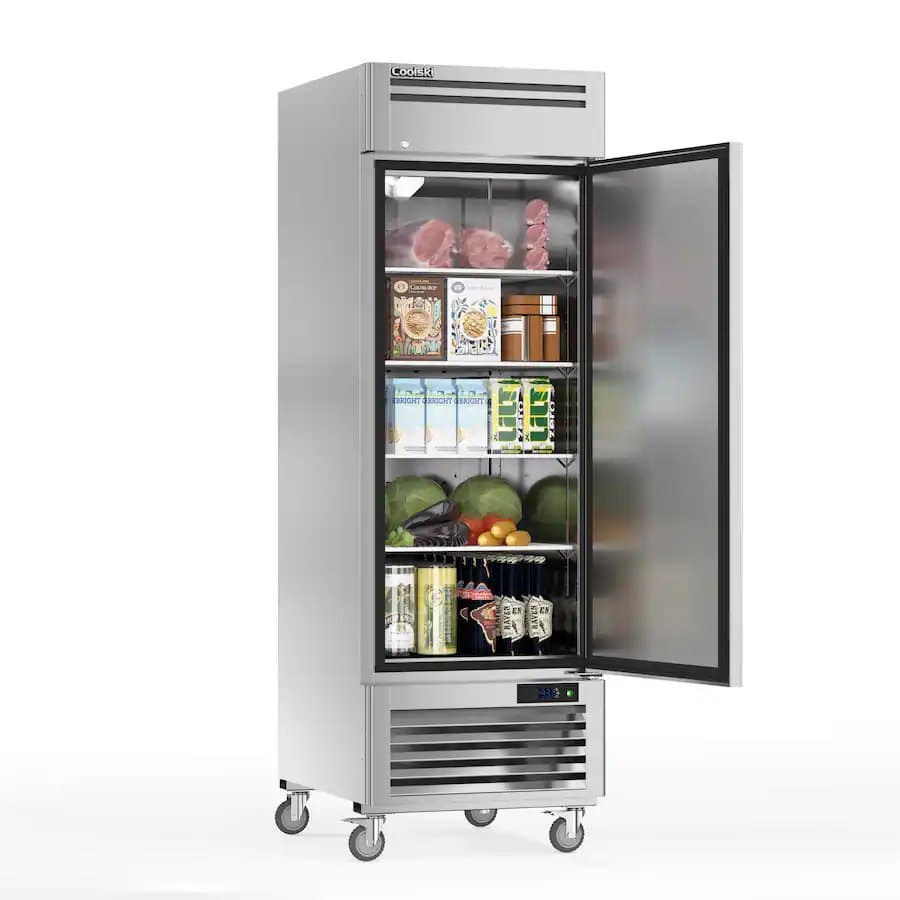 Coolski 27" W Commercial Refrigerator, 19.32 Cu.ft Reach-in Refrigerator