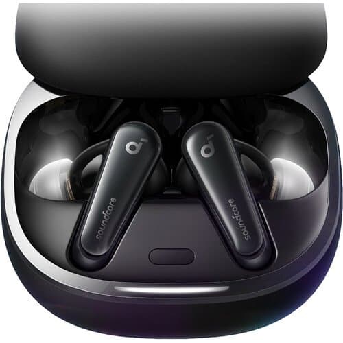 Soundcore by Anker Liberty Buds Wireless Semi-In-Ear Noise-Canceling Earbuds (Black)