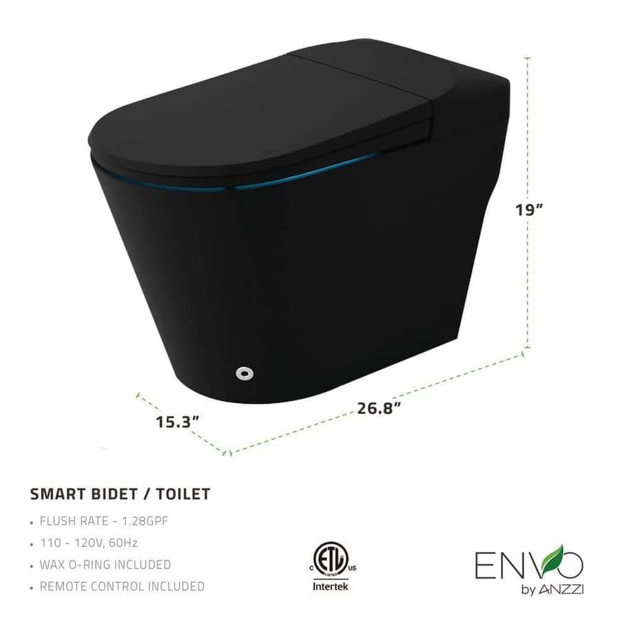 ANZZI ENVO Resonance Smart Bidet Toilet