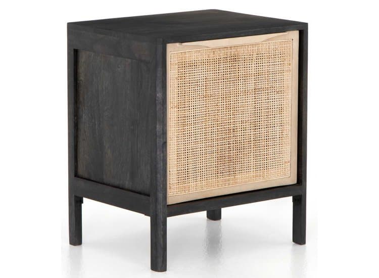 Four Hands Prescott Collection Sydney Black Wash Right Nightstand