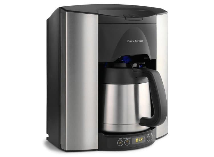 Brew Express 10-Cup Stainless Steel Countertop Coffee Maker