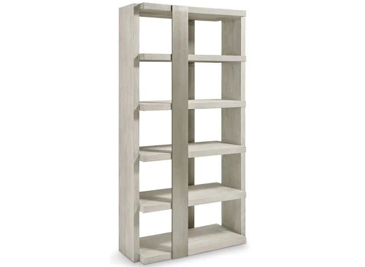 Bernhardt Tempo Etagere in Larza | Satin Nickel