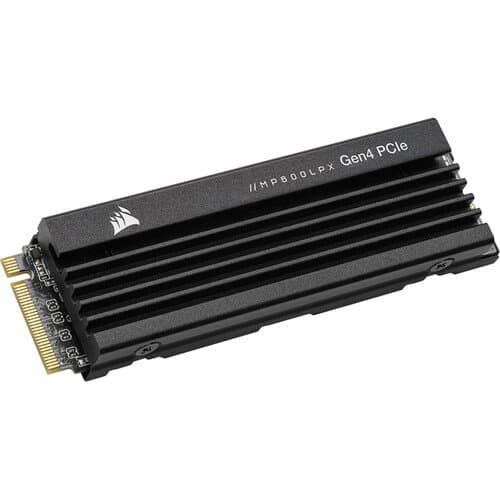 CORSAIR 8TB MP600 PRO LPX NVMe PCIe 4.0 M.2 Internal SSD (Black)