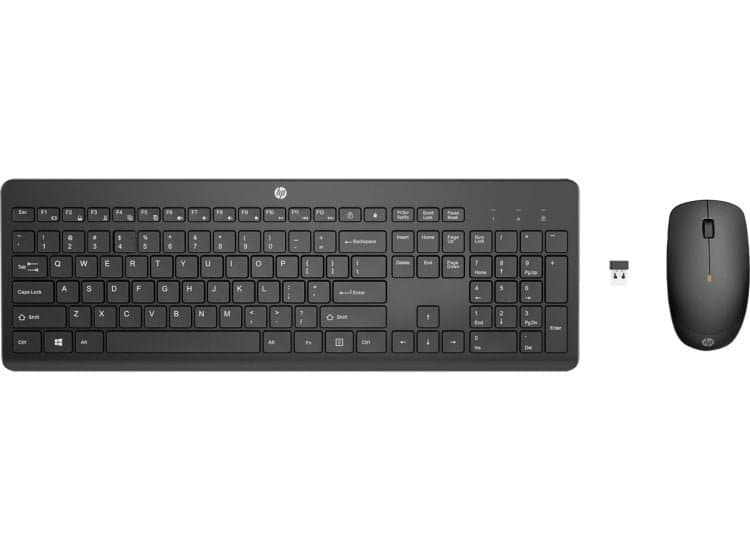 HP Black 230 Wireless Mouse and Keyboard Combo