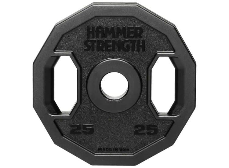 Life Fitness Hammer Strength 25 lb Urethane 12-Sided Olympic Plate (Each)