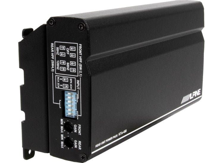 Alpine 4-Channel Power Pack Amplifier With PowerStack