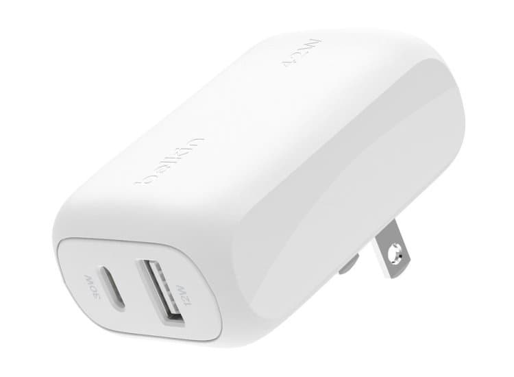 Belkin BoostCharge Dual Wall Charger 42W, White