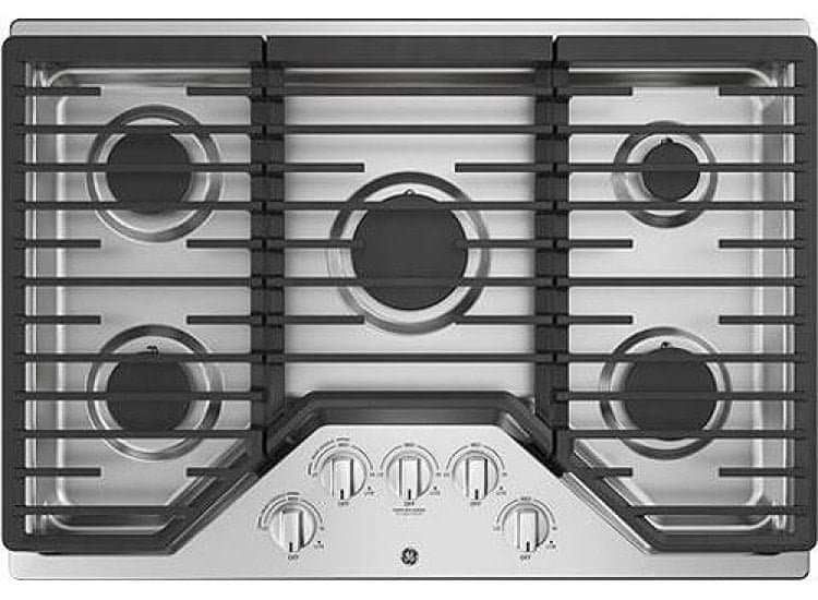 GE 30" Gas Cooktop Stainless Steel