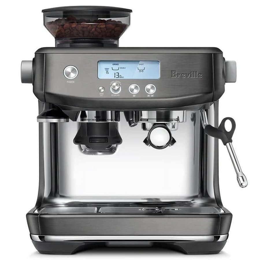 Breville Barista Pro™ Manual Coffee Machine Black Stainless Steel BES878BST