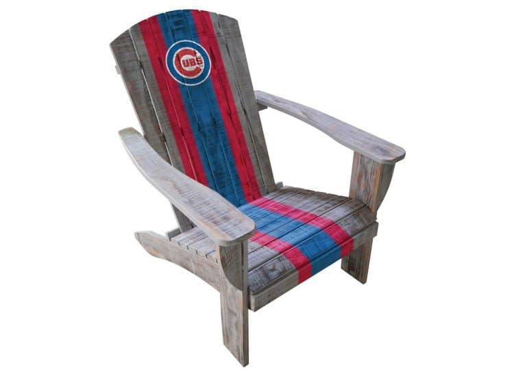 Fan Life Chicago Cubs Wooden Adirondack Chair