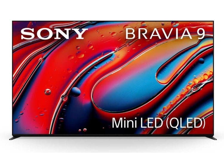 Sony BRAVIA 9 Mini LED QLED TV 85-Inch 4K HDR Google TV, Black