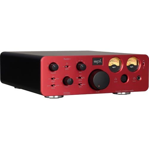 SPL Pro-Fi Series Phonitor x Headphone Amplifier & Preamplifier with DA Converter and VOLTAiR Technology (Red)