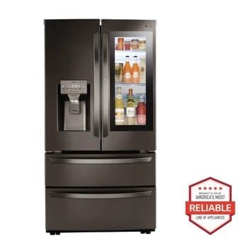 LG InstaView Refrigerators 28 Print Proof Stainless Steel