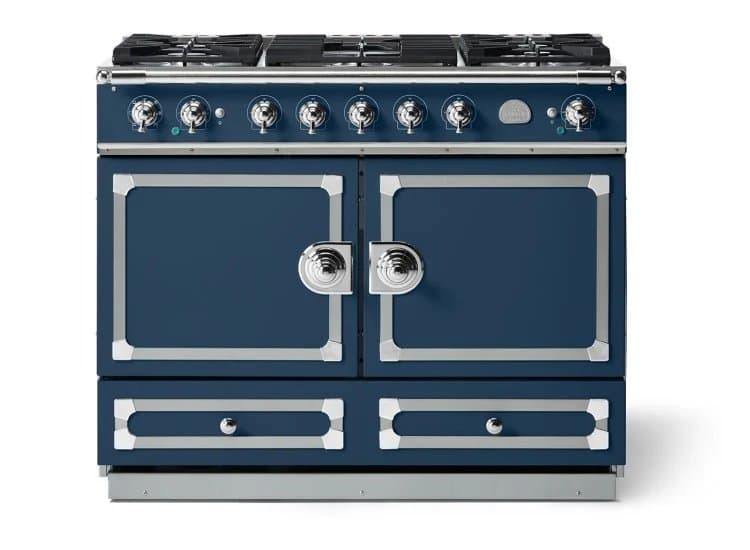 La Cornue CornuFe 110 43 In. Wintersky With Polished Chrome Trim Dual Fuel Range - C1HP
