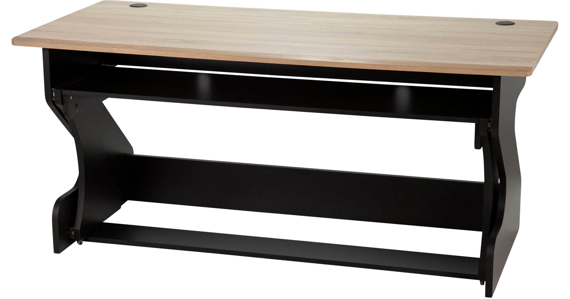 Zaor Miza Z Flex Desk (Oak and Black)