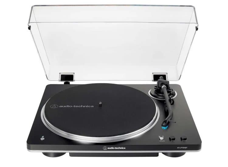 Audio-Technica Fully Automatic Wireless Belt Drive Turntable, Black/Silver