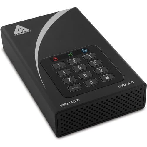 Apricorn 2TB Aegis Padlock DT FIPS 140-2 Level 2-Validated External Desktop Drive