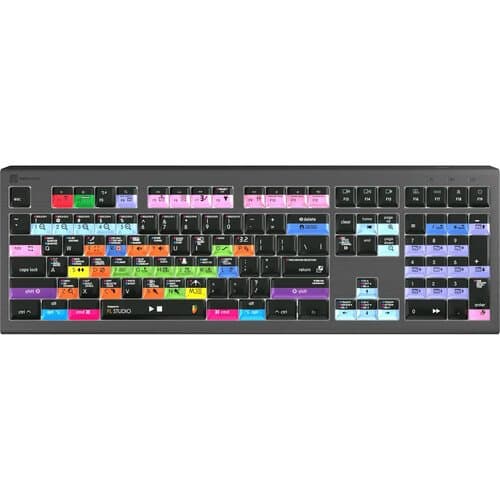 Logickeyboard ASTRA 2 Backlit Keyboard for FL Studio (Mac, US English)