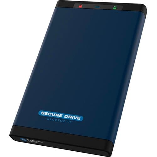 SecureData SecureDrive BT 500GB Encrypted HDD with Bluetooth Authentication