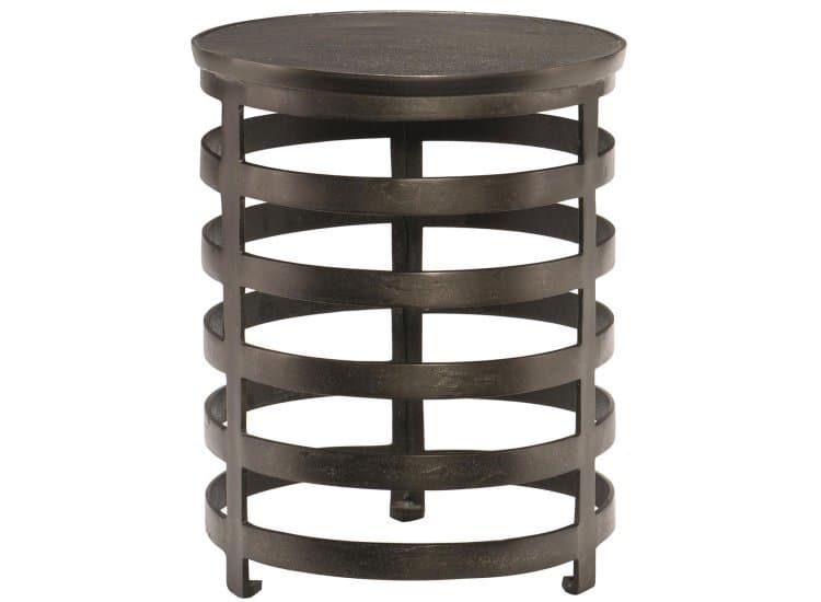 Bernhardt Apsley Accent Table, Black Nickel
