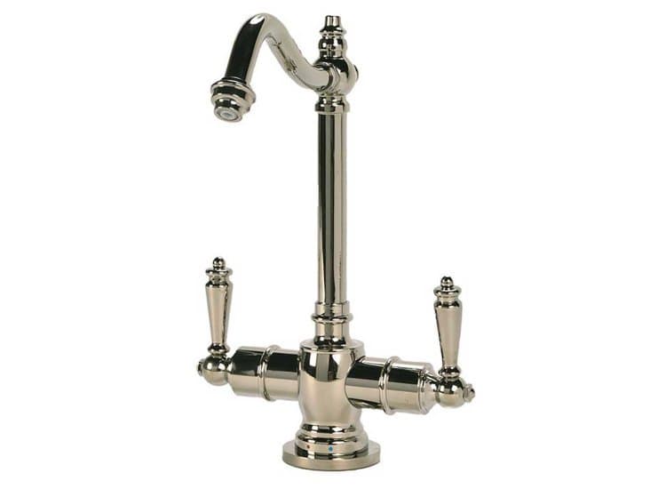 BTI Aqua-Solutions Traditional Hook Spout Hot/Cold Water Filtration Faucet, Polished Nickel