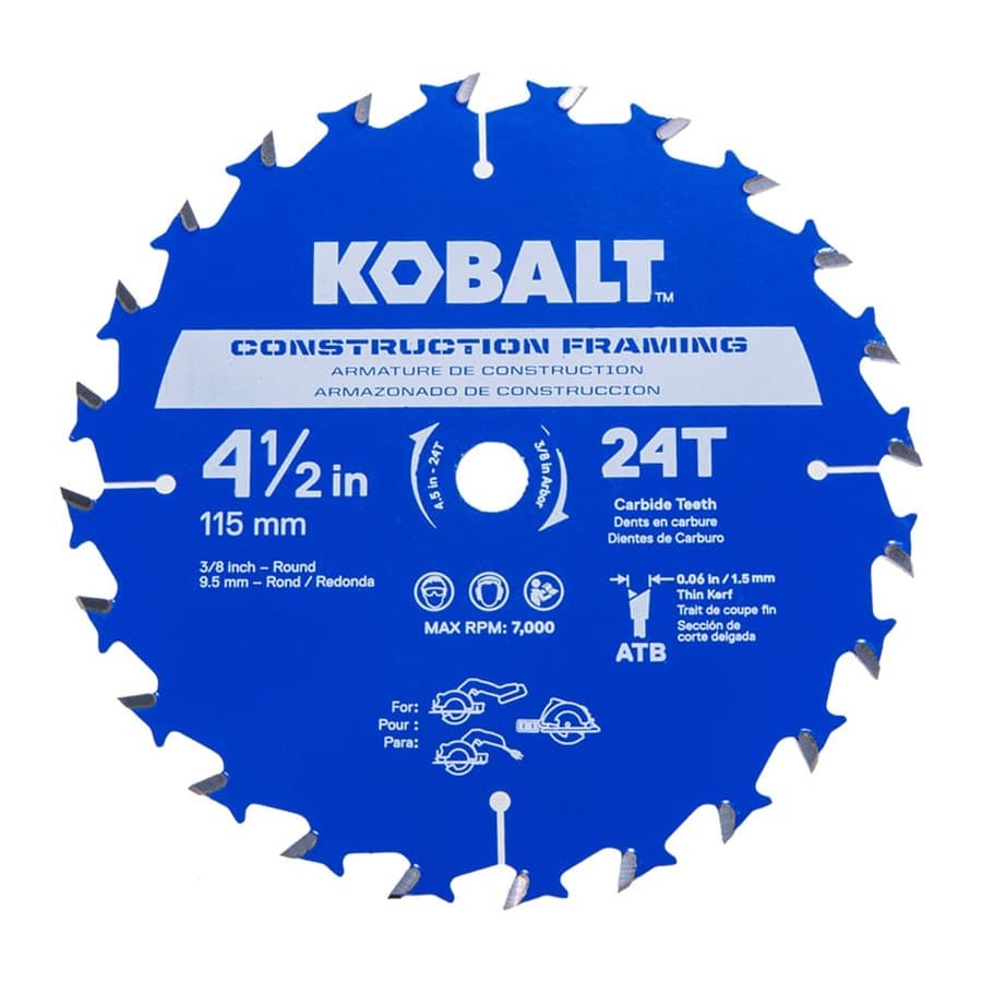 DEWALT 7-1/4-in 24 -Tooth Rough Finish Carbide Circular saw blade Individual 2 -Pack