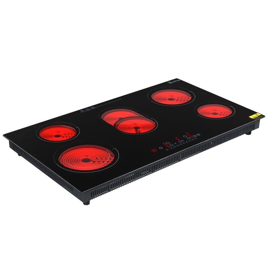 Winado 35" Black Electric 5 Burner Cooktop H1G46000556