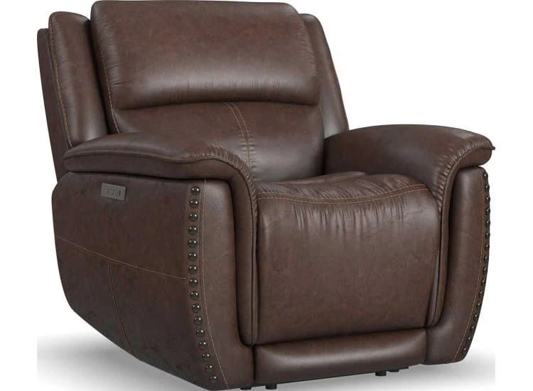 Flexsteel Beau Power Recliner with Power Headrest