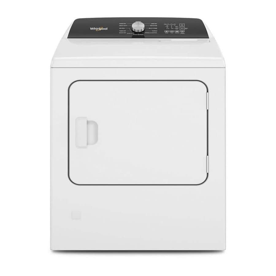 7 cu. ft. White Top Load Gas Moisture Sensing Dryer with Steam