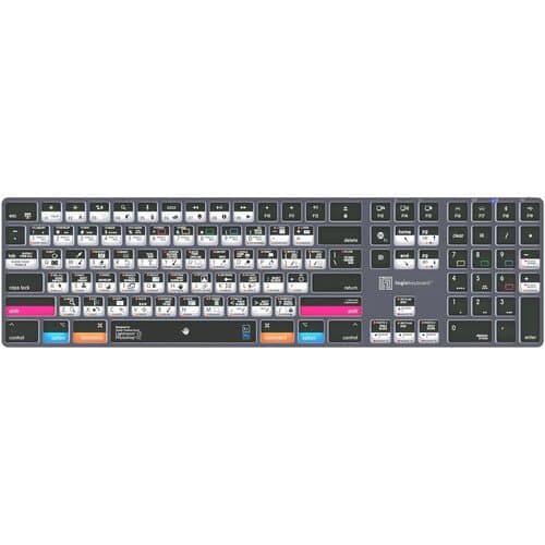 Logickeyboard TITAN Adobe Photographer Wireless Keyboard for Mac