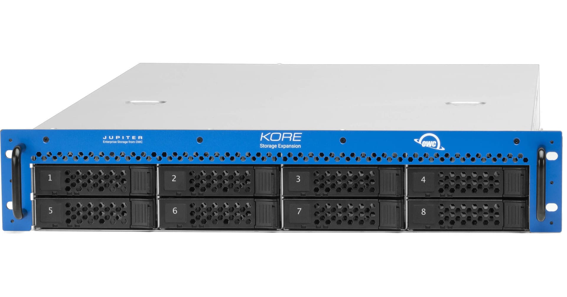 OWC Jupiter Kore 128TB 8-Bay NAS Expansion Unit (8 x 16TB HDDs)