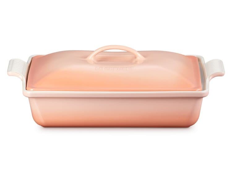 Le Creuset Heritage 4 Qt. Rectangular Casserole, Peche