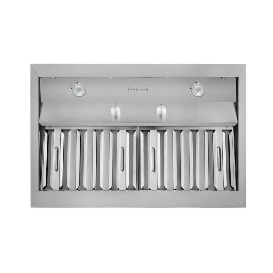 Pro-Style 36 in. 500 CFM Insert Range Hood (18.5 in. Deep) Convertible with Low Noise Operation in Stainless Steel