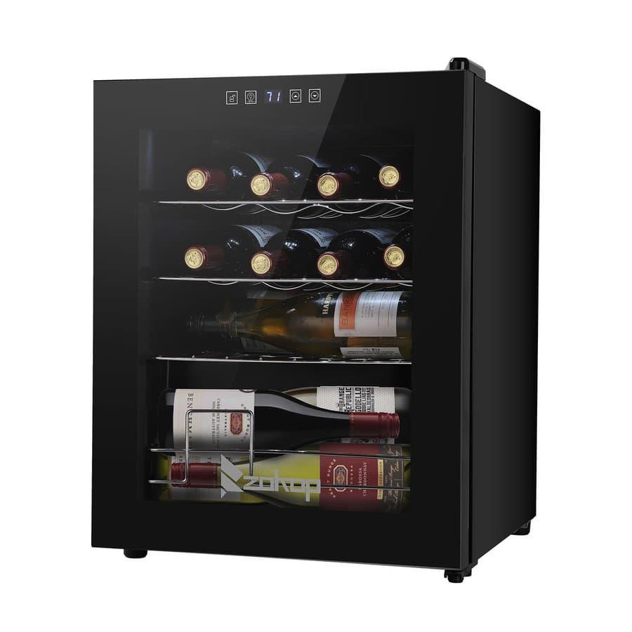 Winado Single Zone 16.99'' Freestanding 16 Bottle Wine & Beverage Refrigerator