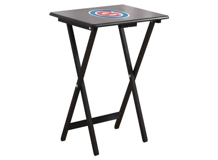 Fan Life Chicago Cubs 4 TV Trays with Stand