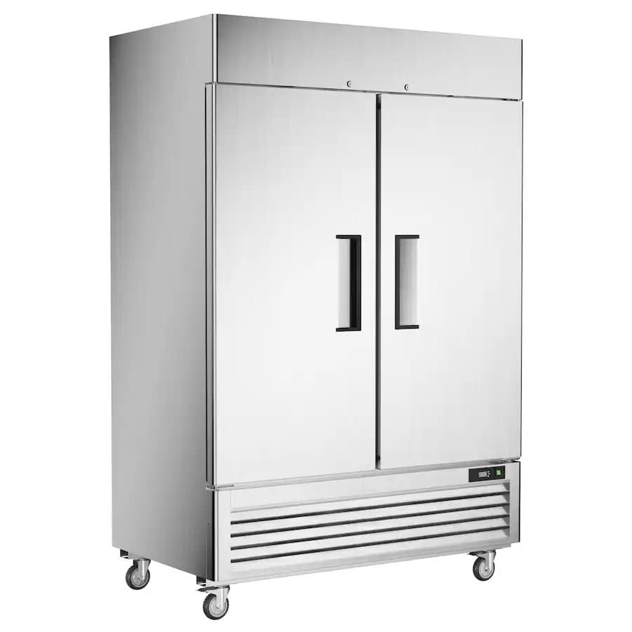 54 Inch Commercial Refrigerator, Reach-in Refrigerator with Large Capacity, Stainless Steel NSF Certified