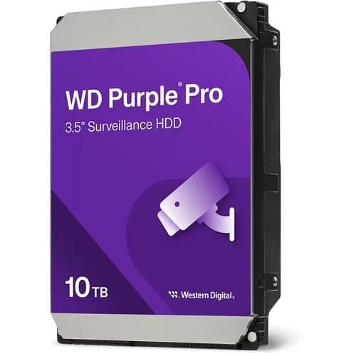WD 10TB Purple Pro 7200 rpm SATA III 3.5" Internal Surveillance Hard Drive (OEM)