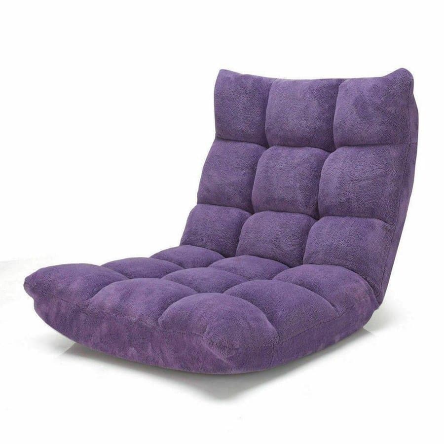 ANGELES HOME Gaming Chair Gaming Chairs Fabric 22 Purple