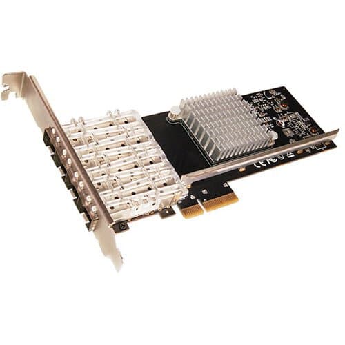 STL N-630 4-Port Gigabit SFP PCIe Network Adapter Card