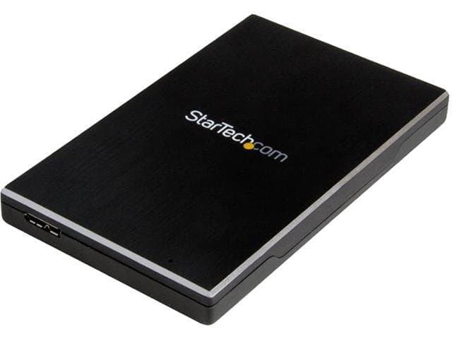 StarTech S251BMU313 2.5" External Hard Drive Enclosure-Supports UASP-Aluminum-USB 3.1 Enclosure-SSD/HDD Enclosure